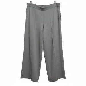 Liz Claiborne Sweater Knit Wide Leg Pants Sz 0X Gray